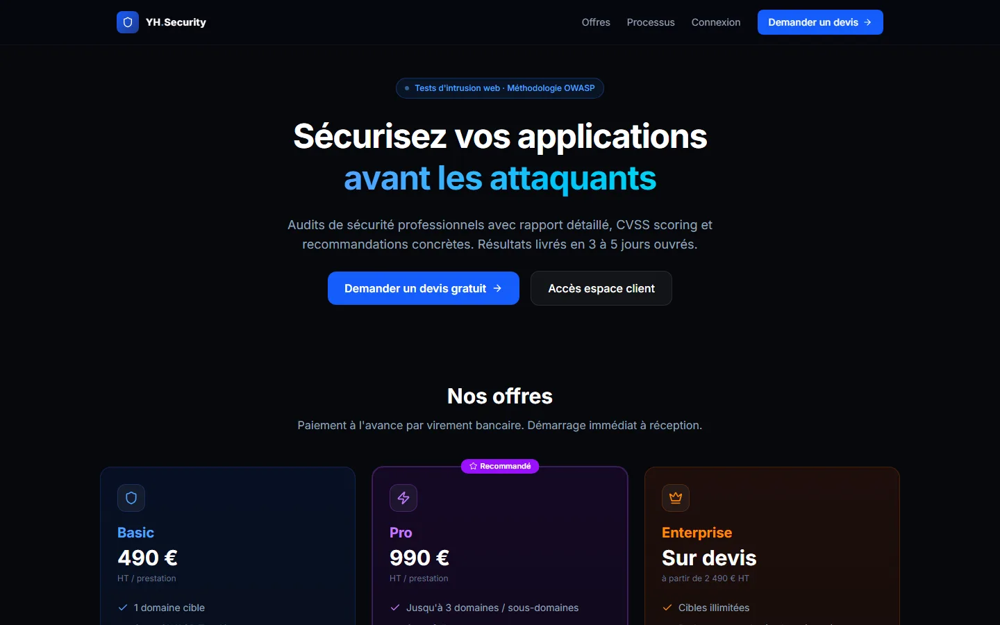GHOST — Plateforme d'audit de cybersécurité
